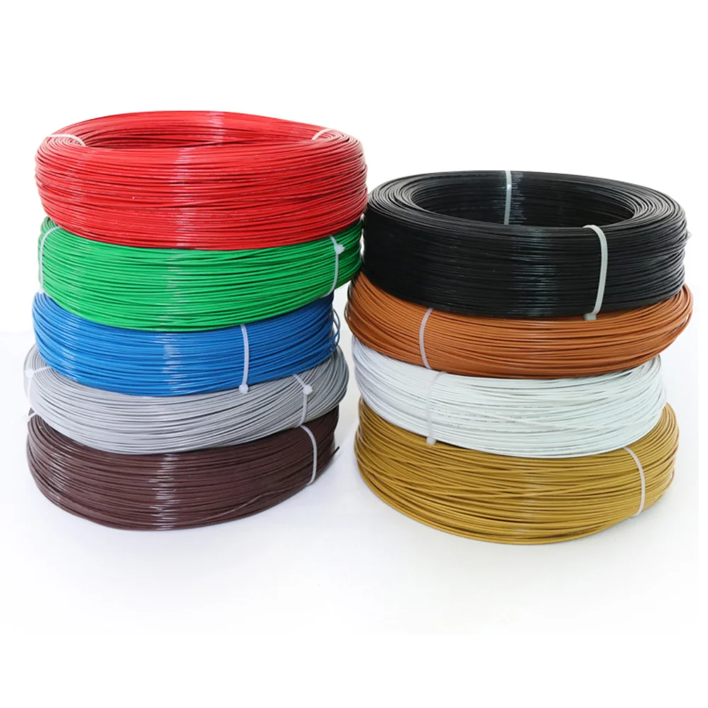UL1332 PTFE Wire 28/26/24/22/20/18/16/14/13/12 AWG FEP Plastic Insulated High Temperature Electron Cable For 3D Printer