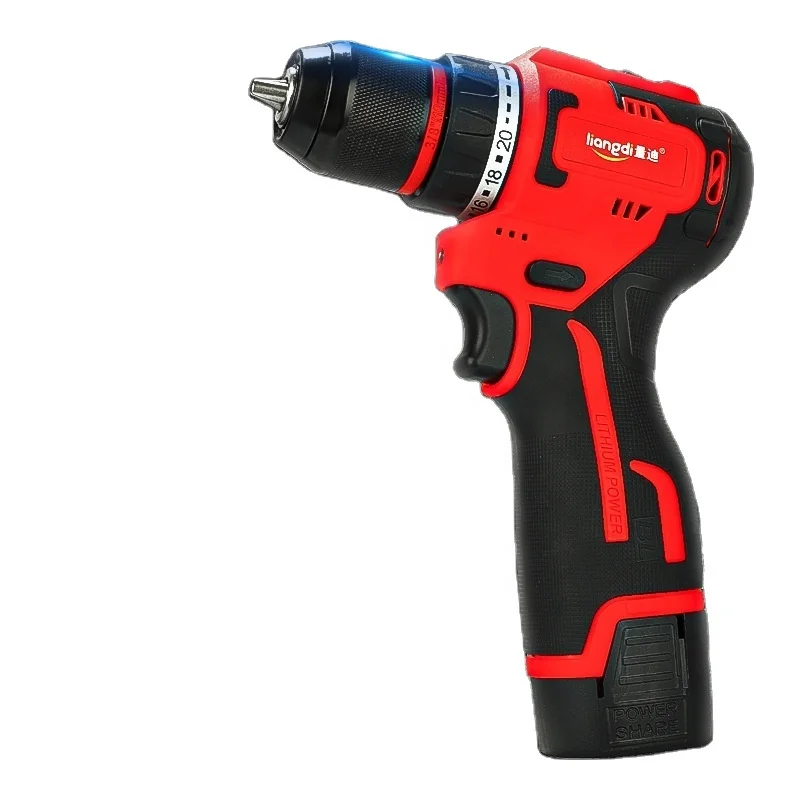Brushless hand drill 16.8V high-power two-speed lithium electric screwdriver 10mm metal ratchet chuck percussion drill