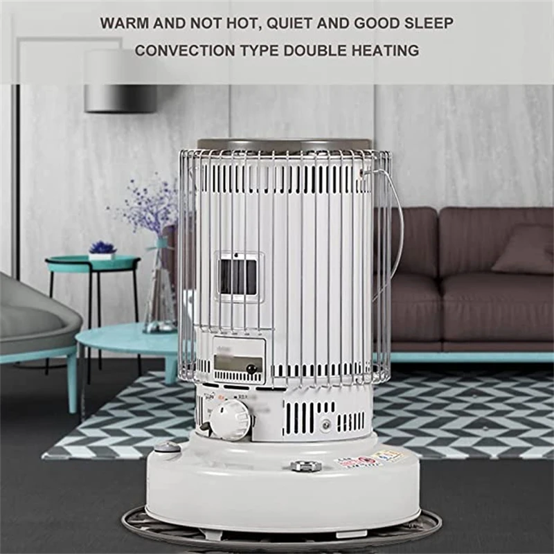 Heater Outdoor White Portable Kerosene Heater Stove 6.66kw with Kerosene Stove Burner for Camping