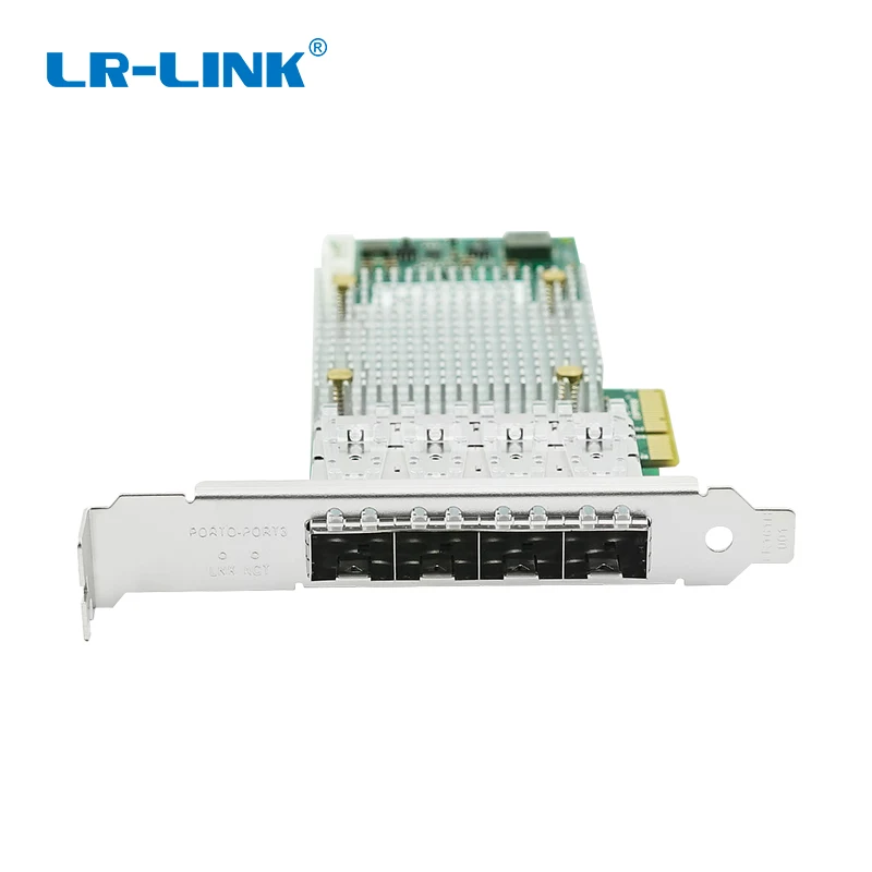 LR-LINK 9054PF-4SFP Intel I350 загрузка ПЗУ PCIe lan карта адаптер 100 Мбит/с 4x SFP порт сетевой адаптер