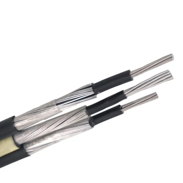  LV 0 6/1KV AWG BS стандартный алюминиевый сердечник PE изолированный концентрический нейтральный кабель с курткой из сшитого полиэтилена используемой для