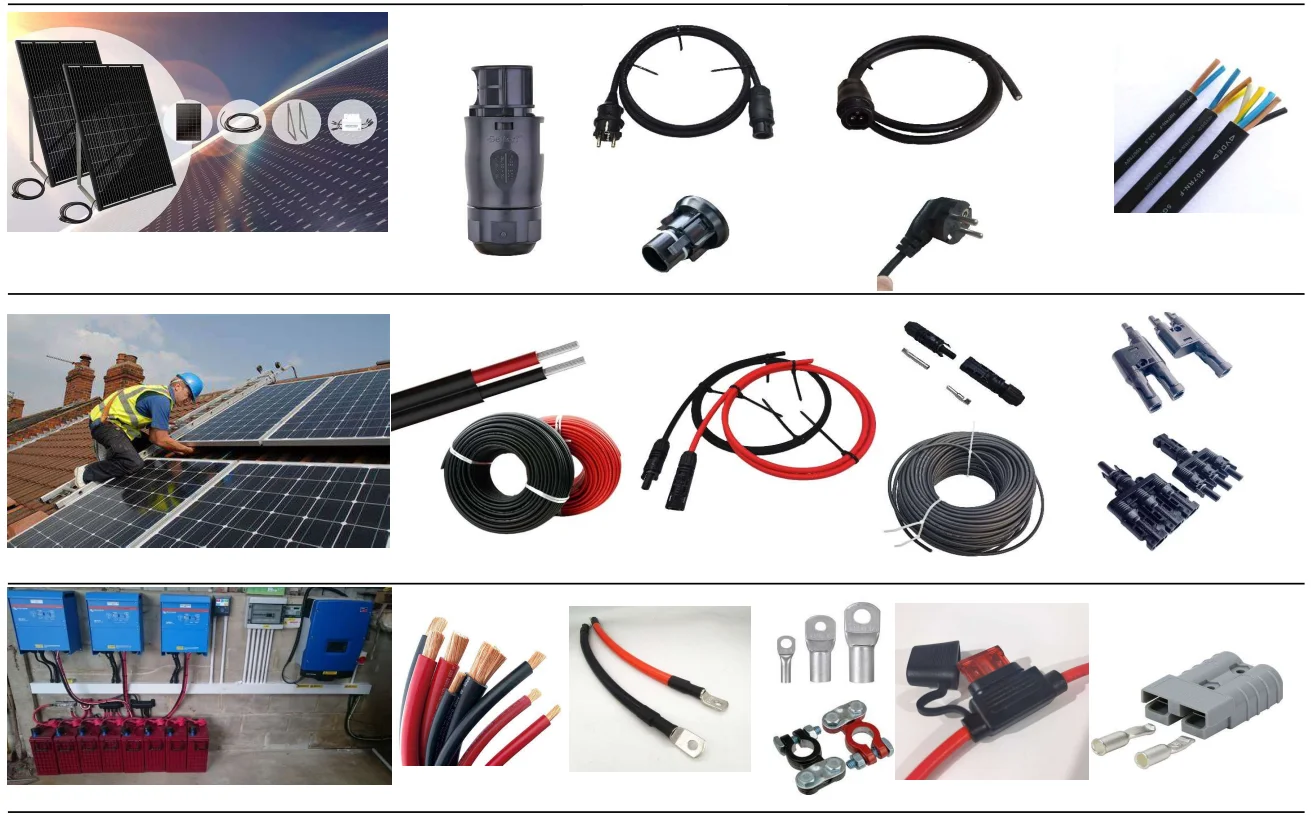 NZ Solar Farm Edge Clips Cable Ties & Mounts DC Wire Management