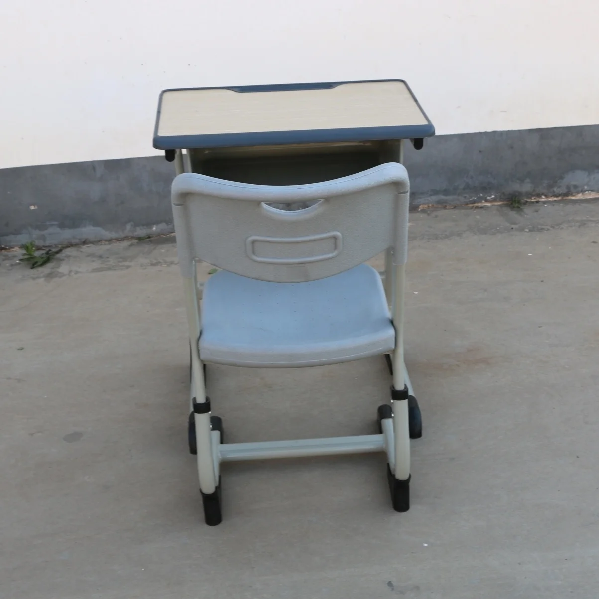 
Custom school college chair and desk one piece student table chair and desk 