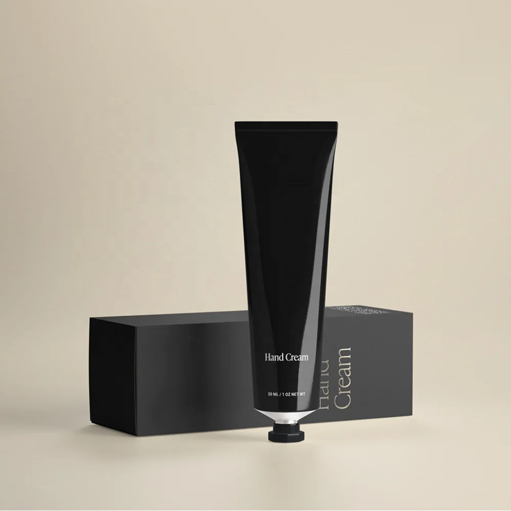 Tube Hand Cream Toothpaste Tubes Container Cosmetic Face Wash Soft Cosmetic Squeeze Aluminum Skin Care Screen Printing Round WY