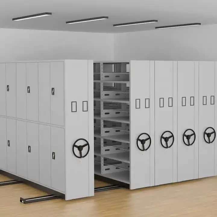 High Density Mobile Shelving Price Mobile Retail Shelving for Warehouse Intelligent Mobile Shelving System