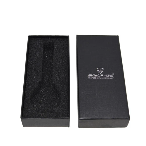 Заказная печать логотипа, высокое качество, черная картонная коробка, подарочная упаковка для часов, упаковка для наручных часов