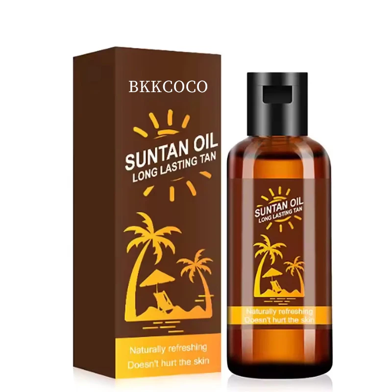 OEM/ODM Private Label Coconut Tanning Body Oil Natural Suntan Oil