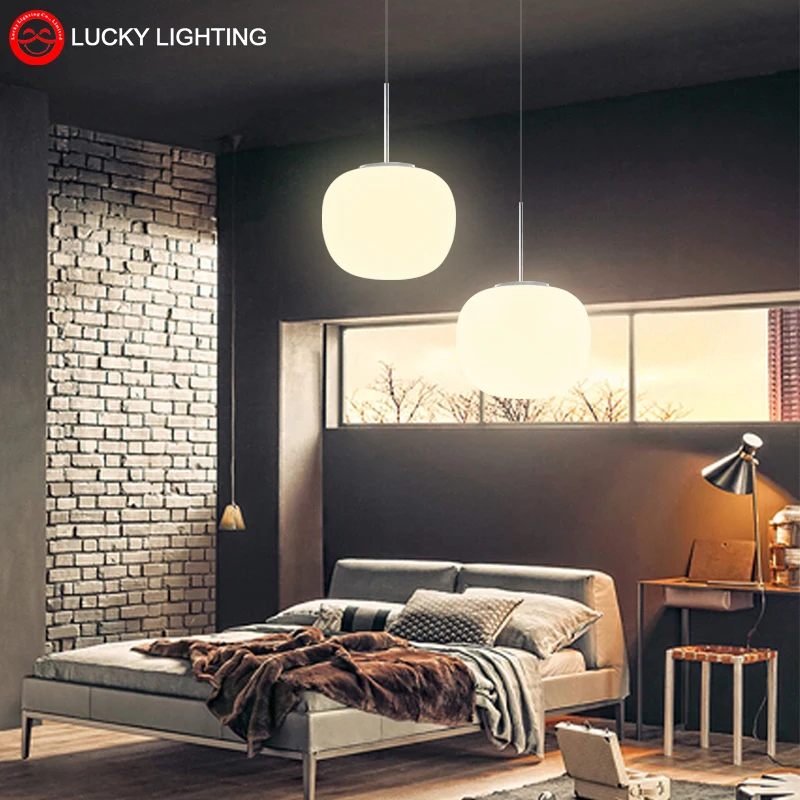 L4u Postmodern bar custom apartment glass globe magnetic pendant balls light