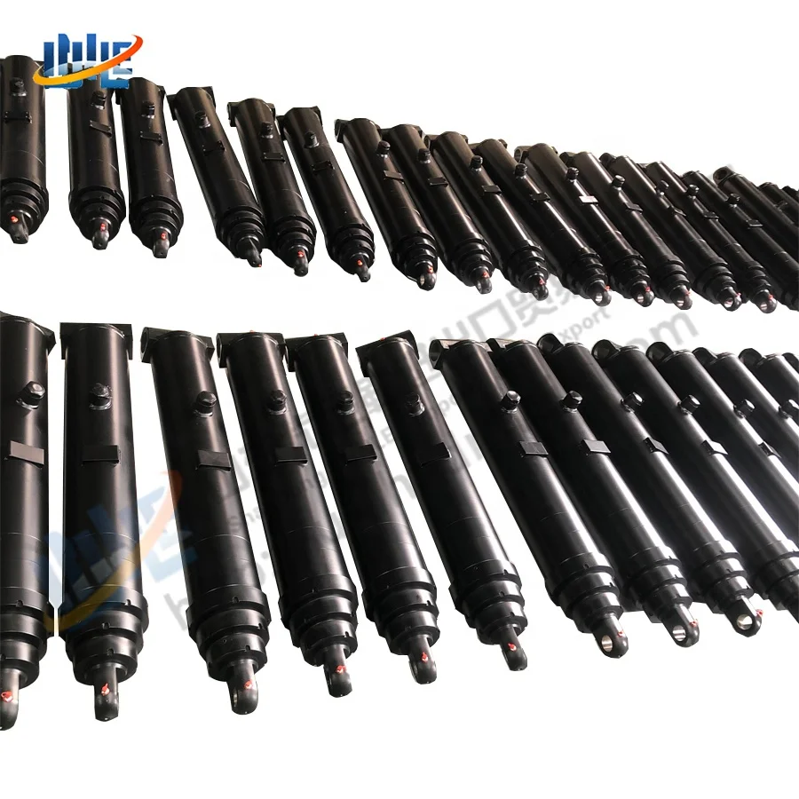 China supplier Hydraulic cylinder manufacturers 100ton Telescopic hydraulic cylinder for transport truck