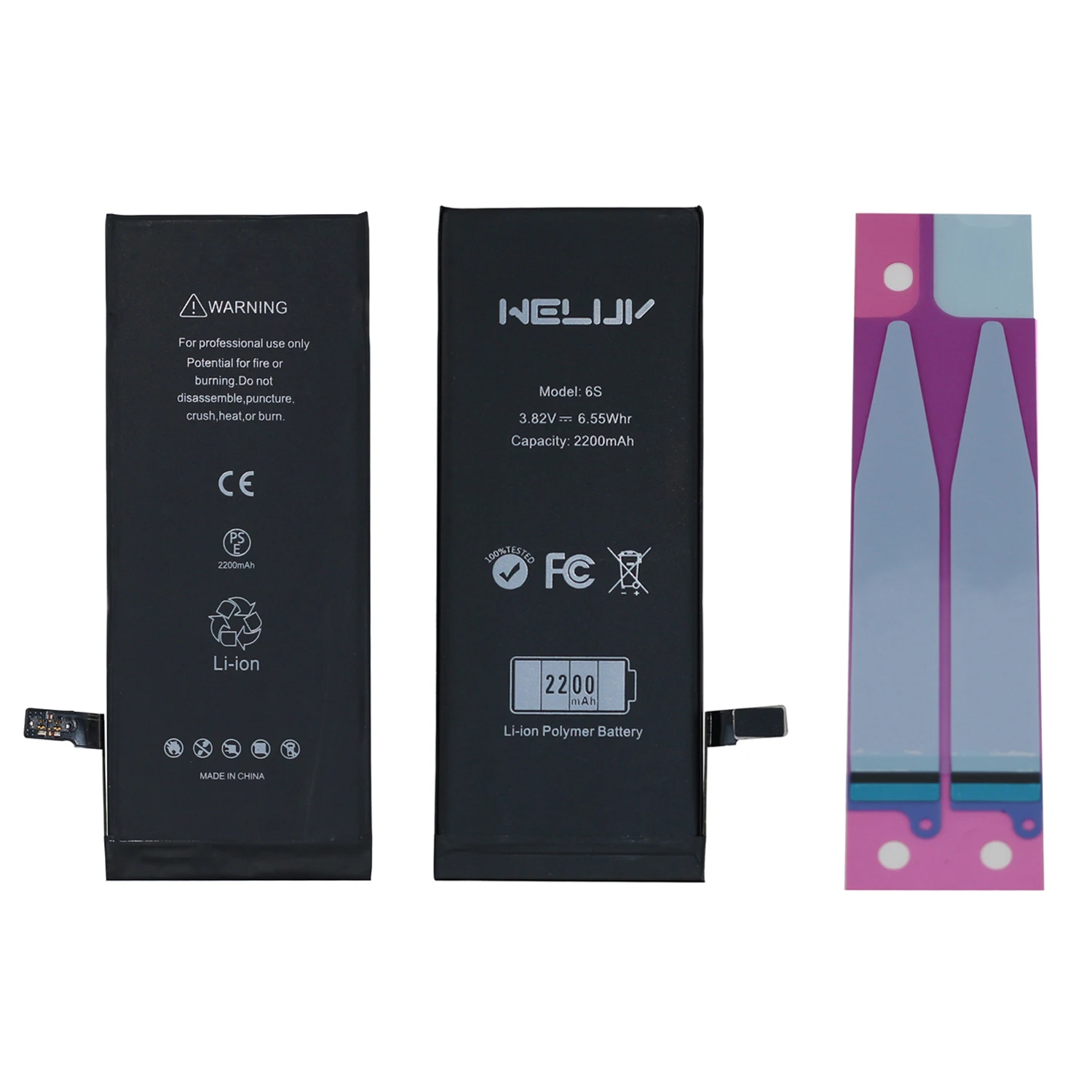 WELUV Замена 6s батарея для iphone 6 6 p 6 plus 6s батарея 2200 mah Замена