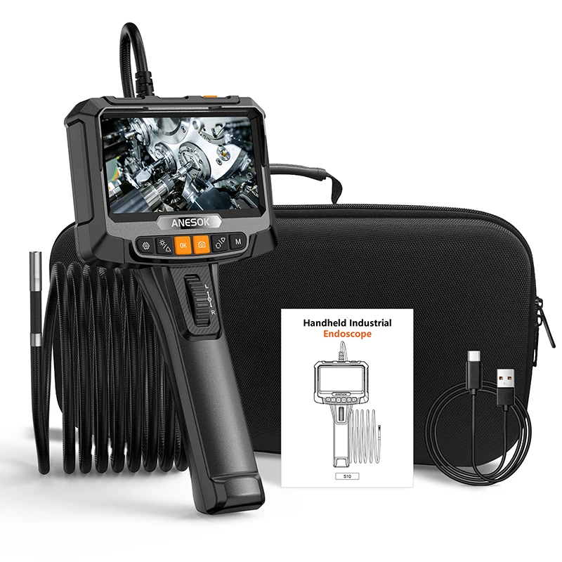 Lancol 1.5 meter Multifunctional articulating borescope with 8mm single lens