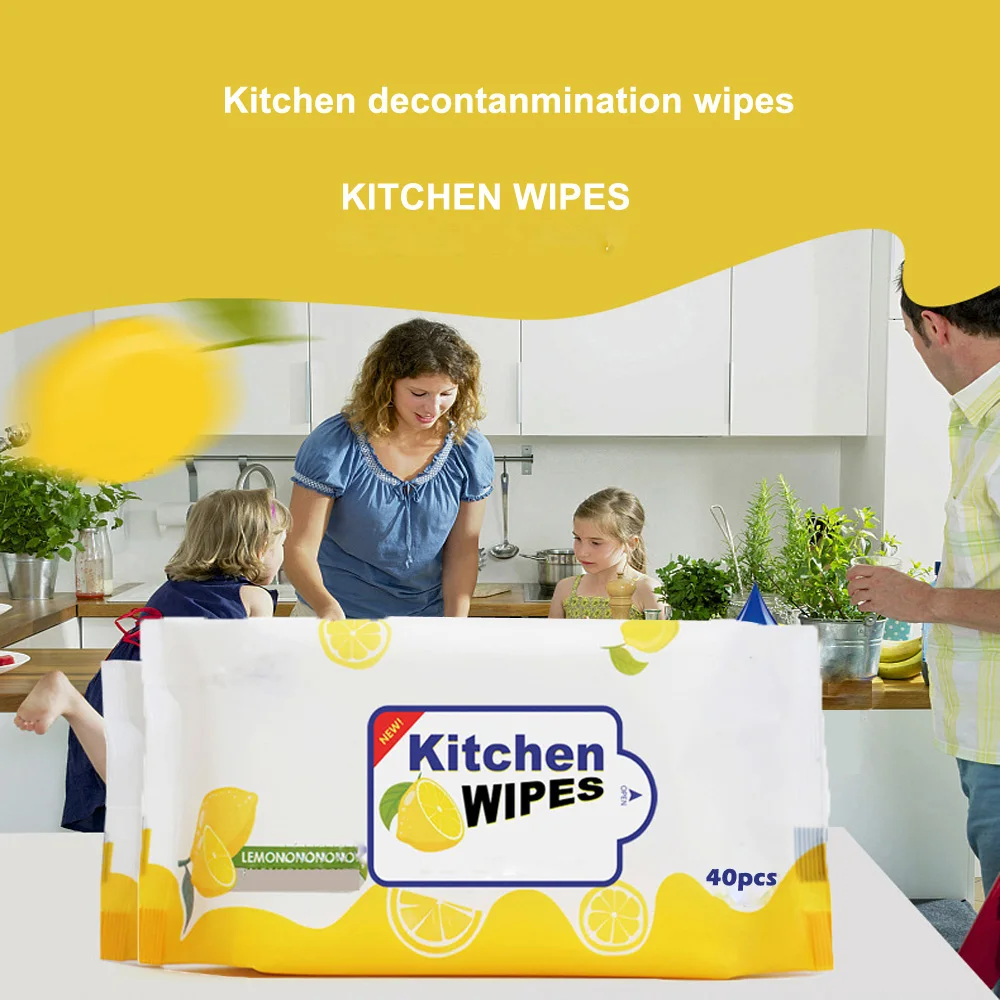 Wholesale Eco-friendly Flushable Wet Wipes Manufacturers Restaurant Mini Kitchen Wet Wipes