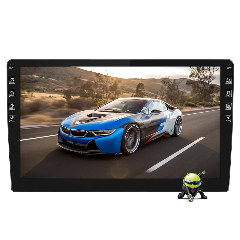 
Универсальный 9 дюймов 2.5D сенсорный экран четырехъядерный процессор 1   16G MP5 видео автомобильный DVD плеер GPS навигации зеркало ссылка авто FM Радио Android автомобилей  (62399001743)