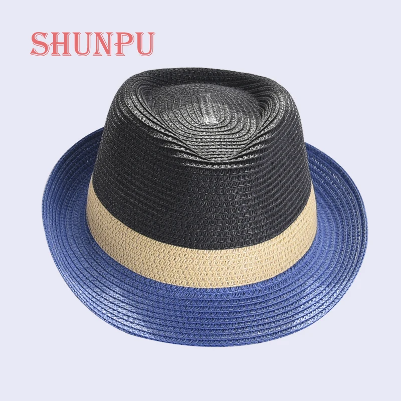 Шляпа соломенная с короткими полями и логотипом на заказ, унисекс, онлайн-магазин, Новинка лета 2020