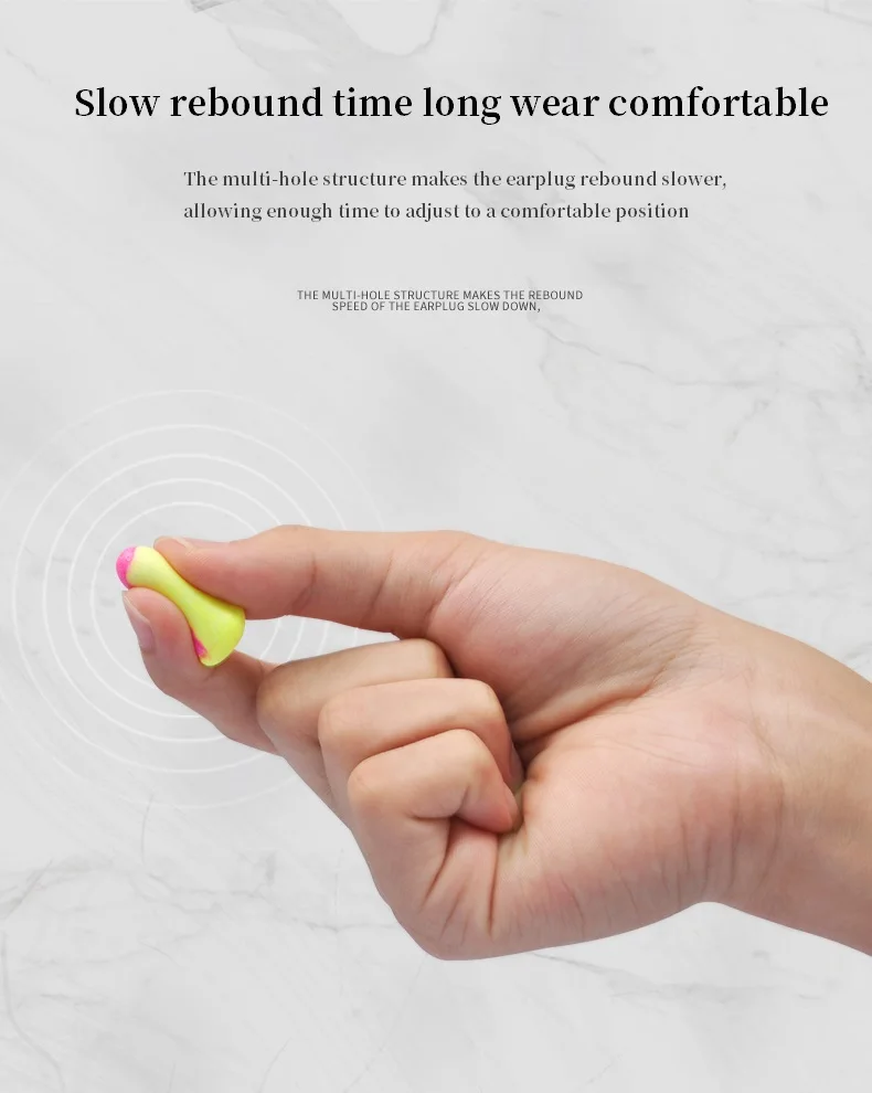 Cheap And Soft Slow Recovery Foam hearing protection ear plug earplug sleep