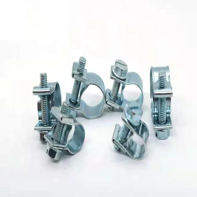 
YUDA Stainless steel 304 Mini Adjustable Tube Pipe Hose Clamp from 6-8mm-32-34mm diameter 