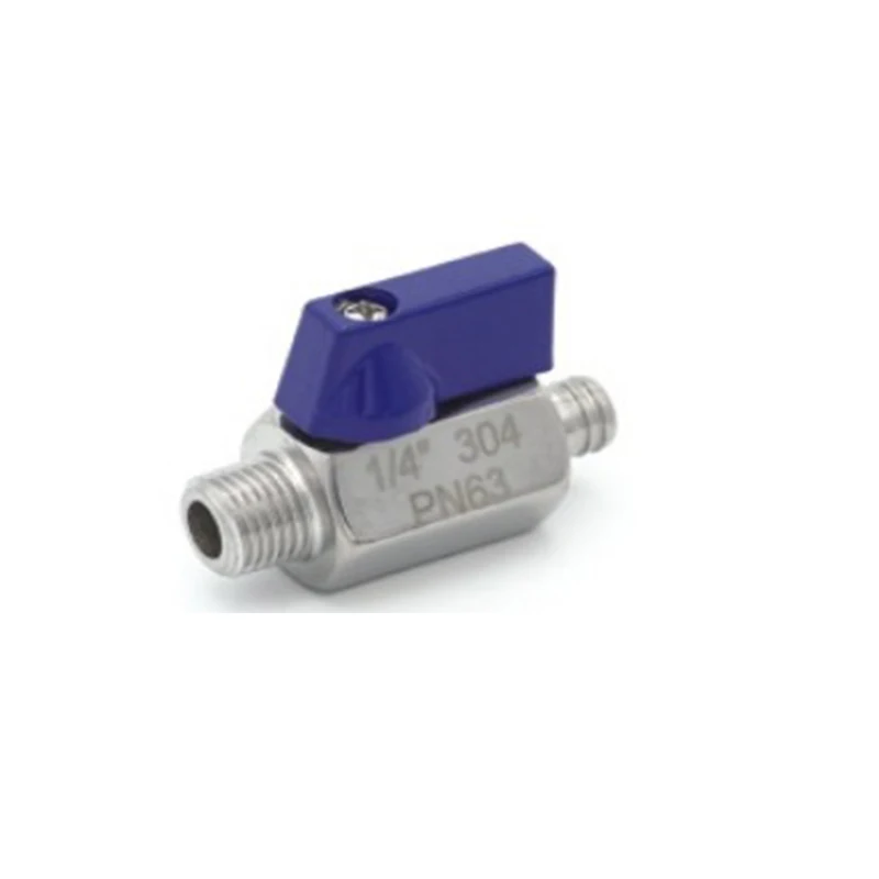 1/8',1/4 ',3/8 ',1/2',3/4',1' NPT Stainless Steel Mini Ball Valve for All Pure Water