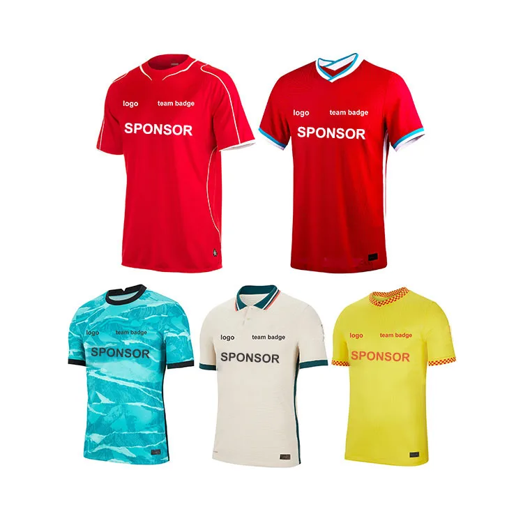 2022 China Manufacturers Breathable Men wholesale Custom Liverpool Football Jersey Soccer Wear
