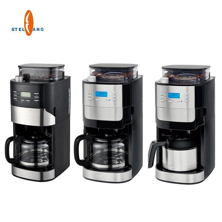 foshan electrical appliances cafeteras profesional maker grinding coffee powder coffee maschines