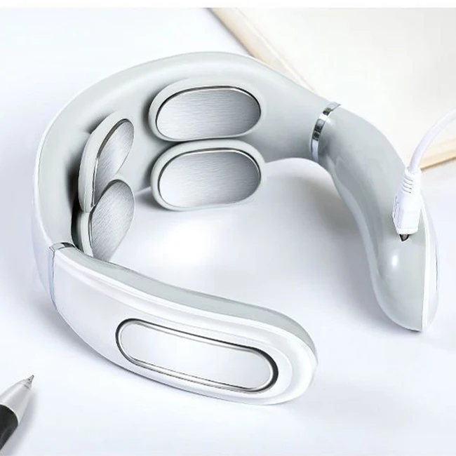 EMS TENS Low Frequency Pulse face shiatsu neck and shoulder heating neck massage