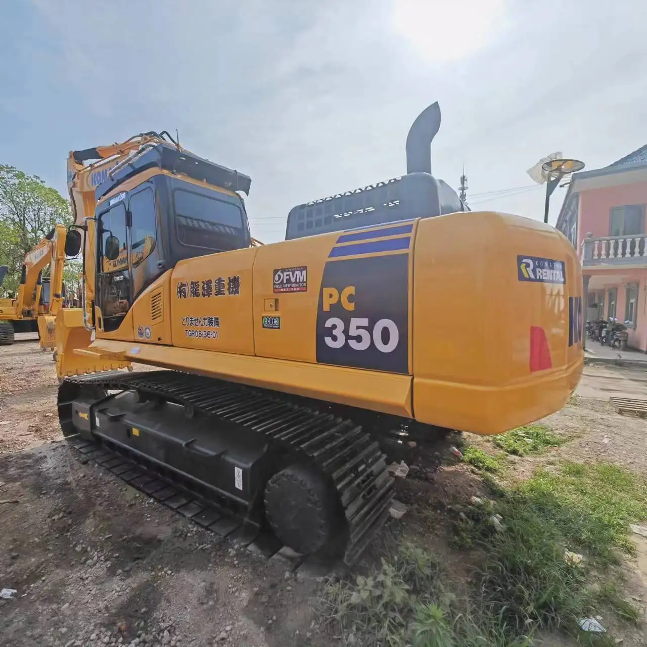 35ton good condition cheap price original paint crawler KOMATSU 350 used excavator