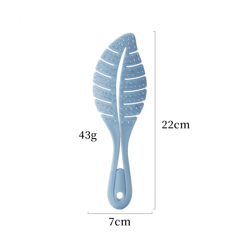 Factory Direct Sale Nylon Needle Airbag Wet Temperature Resistant Massage Hair Comb High Quality Black Purple Hair Brush