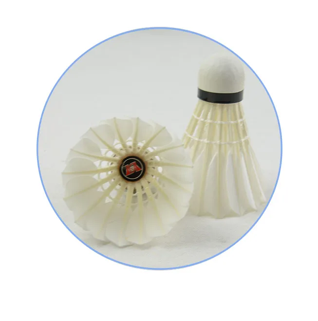 China suppliers Advanced Goose Feather Badminton Shuttlecocks with Great Stability and Durability,Nylon Shuttlecocks