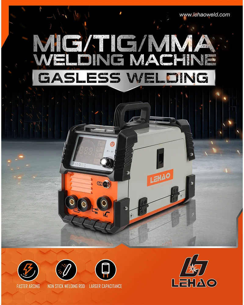 High Performance Welding Machine MIG/TIG/MMA120A Home Use Portable Inverter Welder IGBT