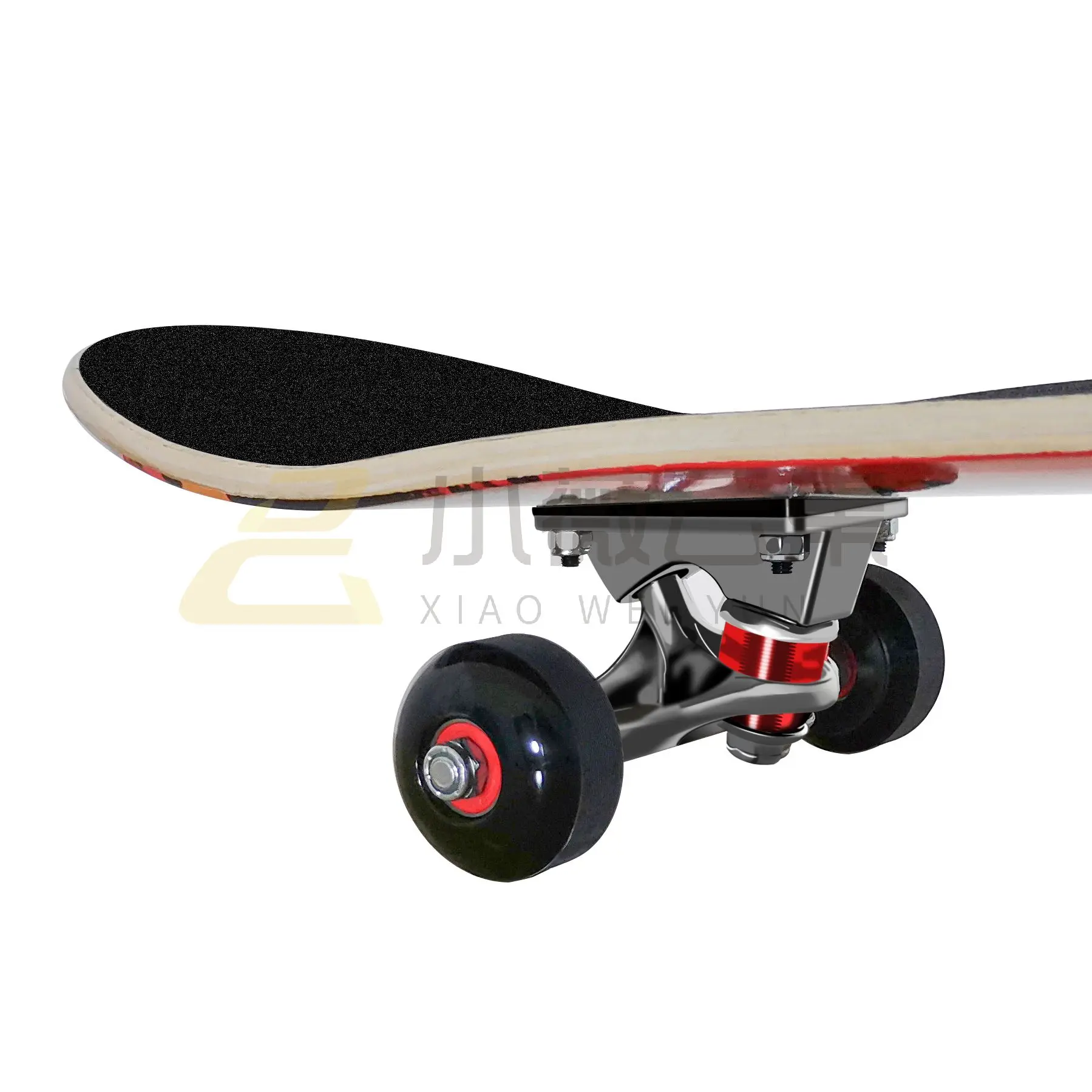 XW Double rocker board 31inch 4 wheel wholesale Drift Board Wooden Maple Skateboard wood skateboard
