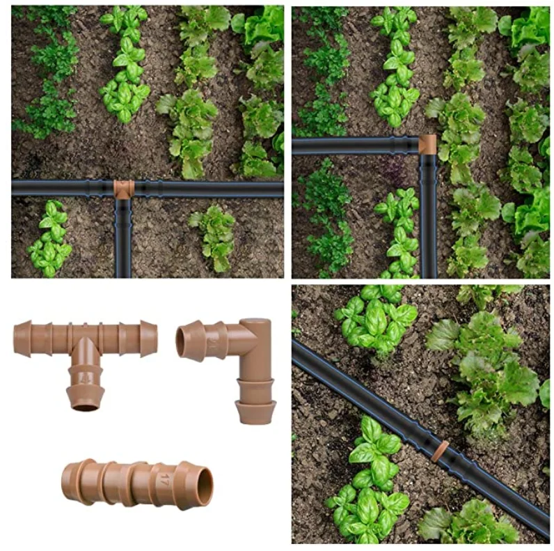 16mm Drip irrigation Pipe Fitting Barbed connector drip fittings
