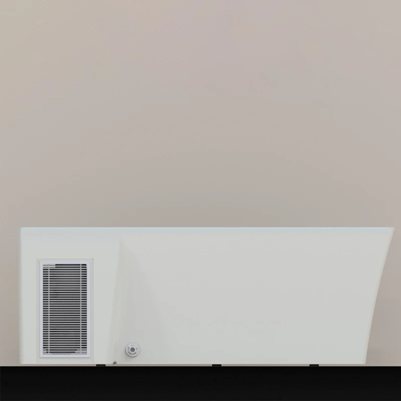 New Model Rectangular Acrylic Cold Plunge Built in 1HP Chiller Heating Cooling All in Plunge
