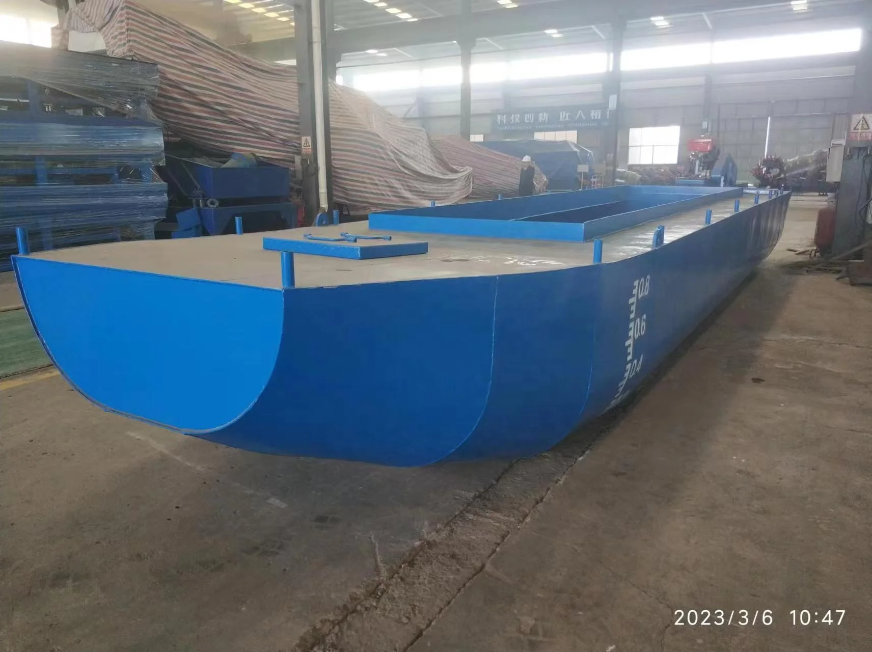 20 ton sands barge with propelling engine