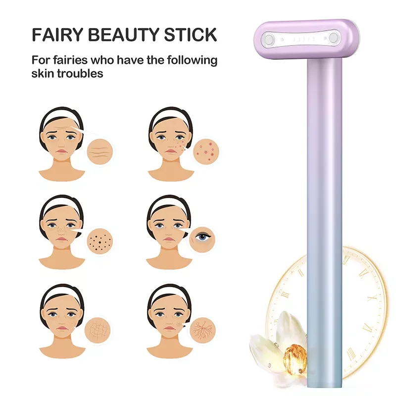 Best Selling Products Home Use Beauty Skincare LED Face Care Red Light Therapy Eye Massager Wand