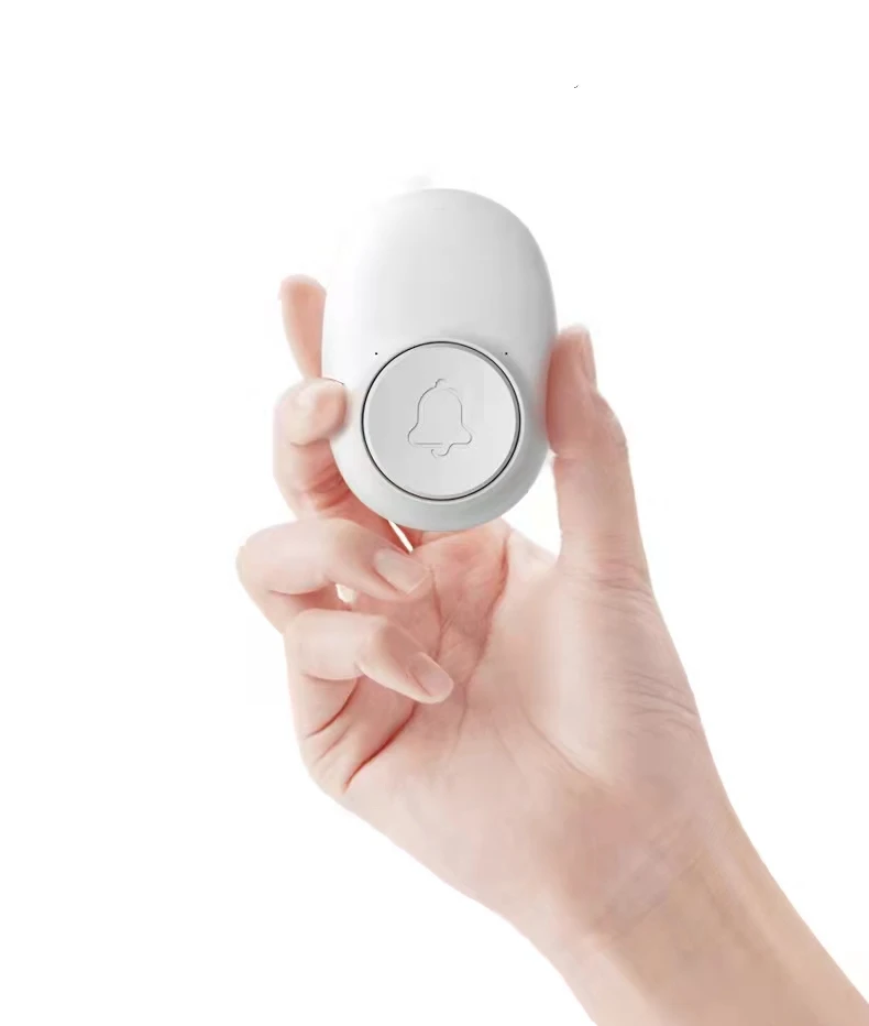 Один к одному Интеллектуальный дверной звонок в помещении, удаленное пейджер Кольцо Дверной звонок крепление квартира поддерживаем оптовую продажу кнопка дверного звонка