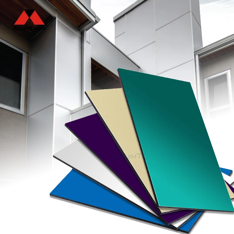 Alumtimes ACP Cladding 3mm Thickness Fireproof Color Brushed For Kitchen Outdoor Insulation Aluminum Alucobond Composite Panels