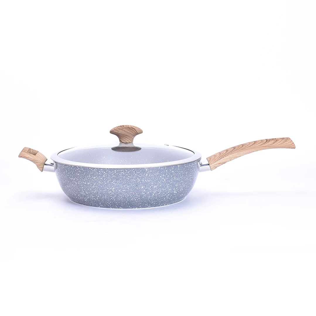 
Hot Sale And Cheap Non-stick Cookware Sets Wok Pan 