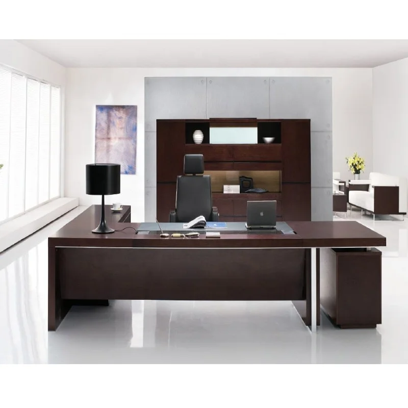 Elegant Design Classical Solid Wood Executive Office boss table