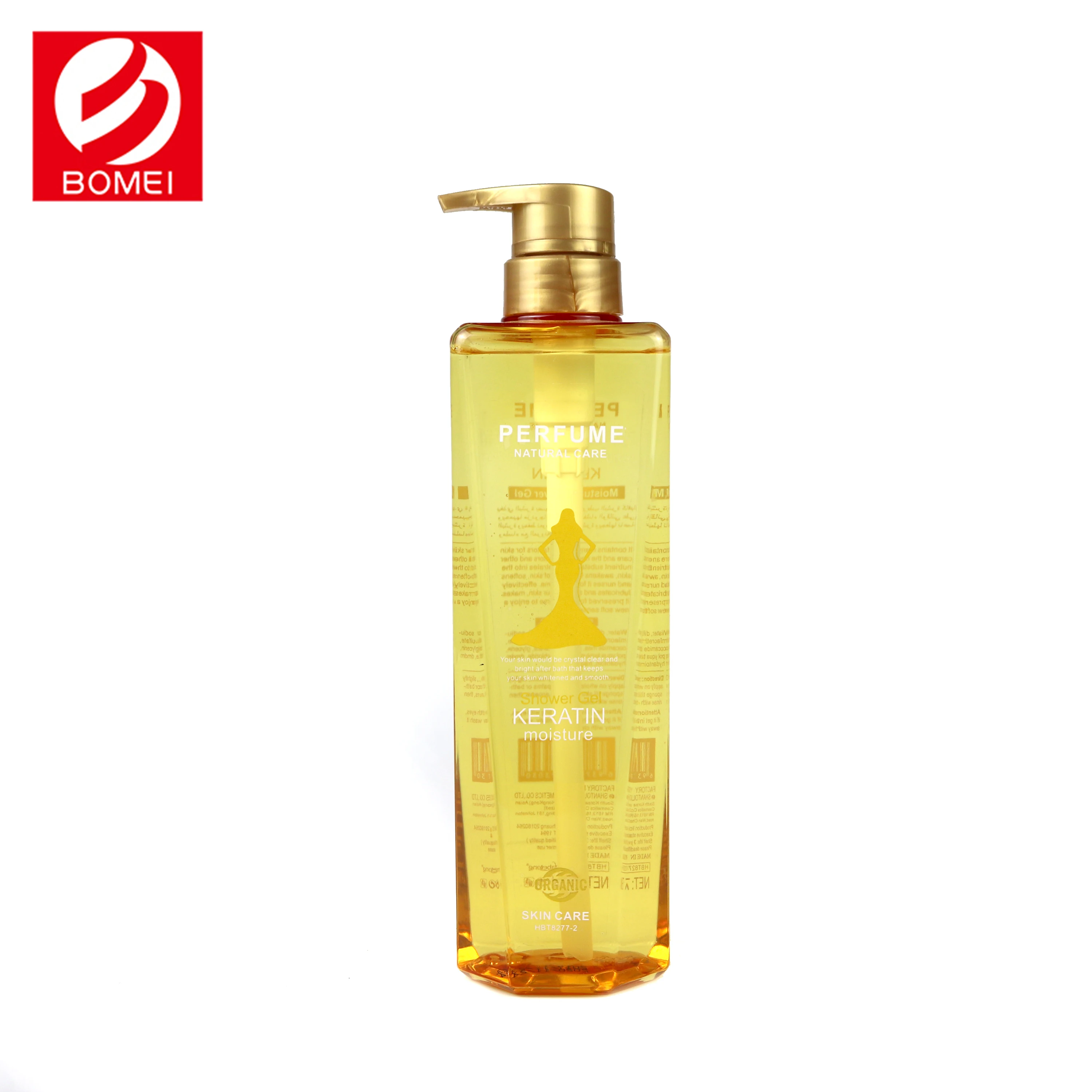 Wholesale hotel home keratin body refreshing shower and bath shower gel