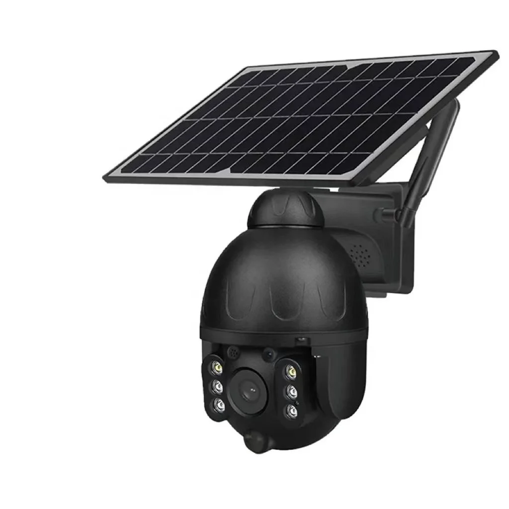 2023 Newest HD 1080P PIR Battery Security Wireless Wifi 4G Camera CCTV Speed Dome IP PTZ 4G Network Solar Camera