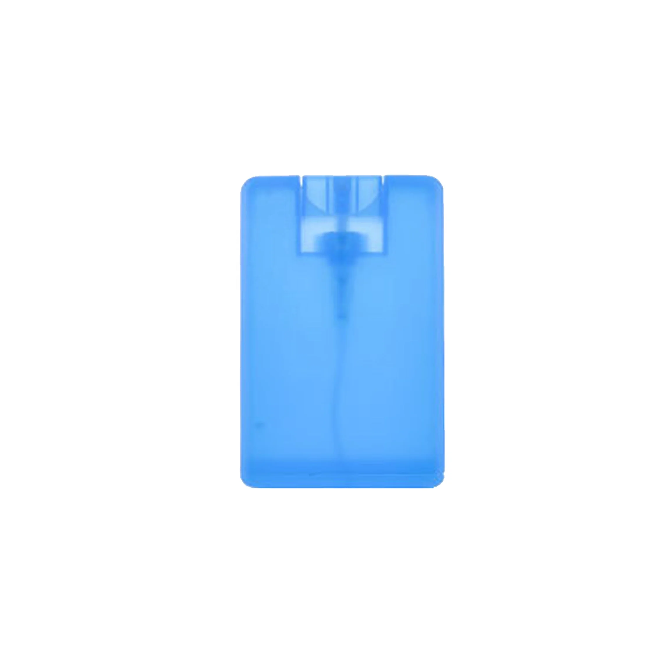 
2020 New design 20ml plastic credit card pocket size flat perfume spray bottle for hand sanitizer sprayer 