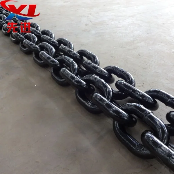 High-strength G43 welded mining round chain/welded chain/electric slag dragging machine chain