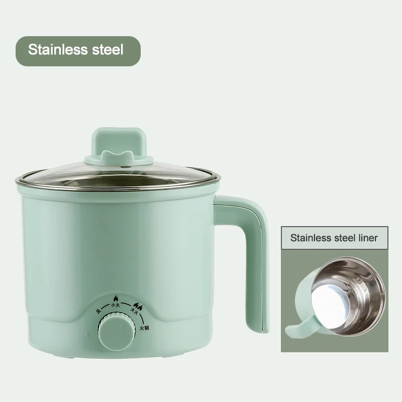 1.8L Household Small Multifunctional Cooker Electric Cooking Pot Mini Electric Frying Pan Cooker