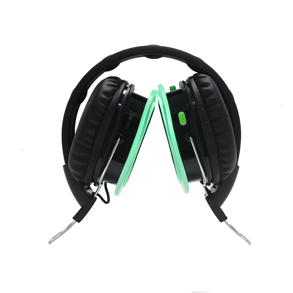Silent Disco Headphone F39 500M control distance Quiet Party headset Stereo silent disco earphone and transmitter