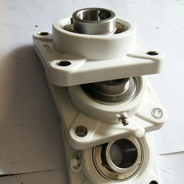 Plastic material  Pillow Block Bearing  Square Flange Plastic Housing  UCF206 UCF207 UCF208 UCF209