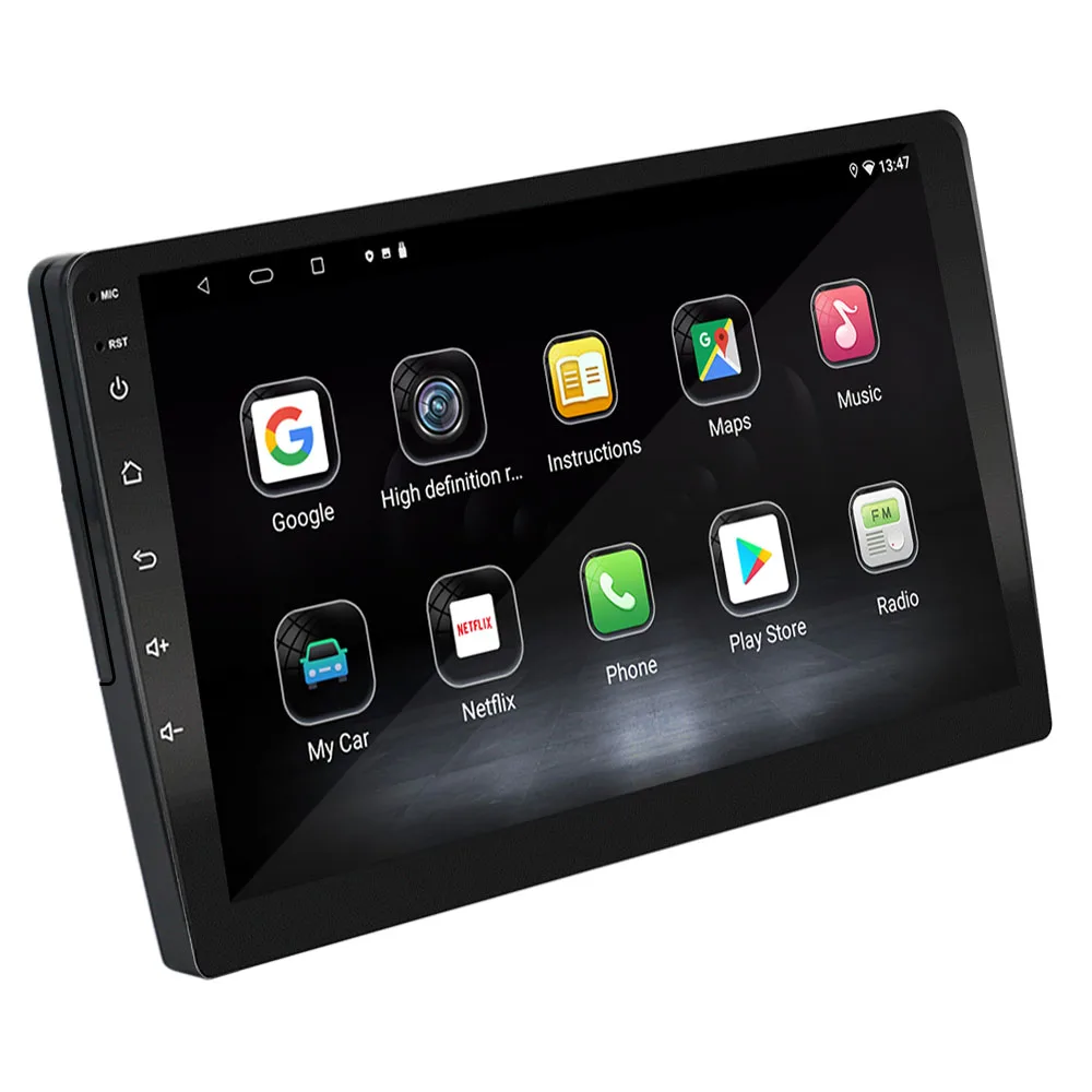 Touch screen 9 inch Android 10.0 Oct Core Car Radio 1280x720 GPS Navigation universal USB Player