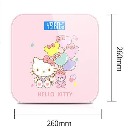 Закаленное стекло ЖК-Дисплей бытовая электронная шкала тела мультяшный дизайн может быть Заказной производитель прямых продаж