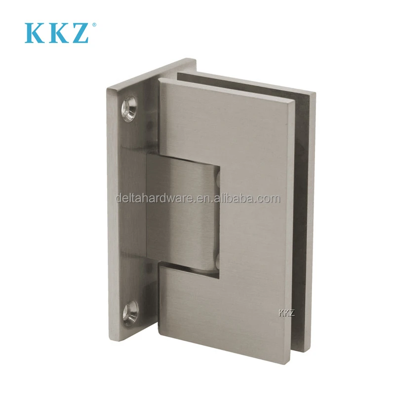 KKZ Manufacturers Cheap Brass Stainless Steel Zinc Alloy Aluminum Heavy Duty Adjustable Glass To Wall Shower Screen Door Hinges