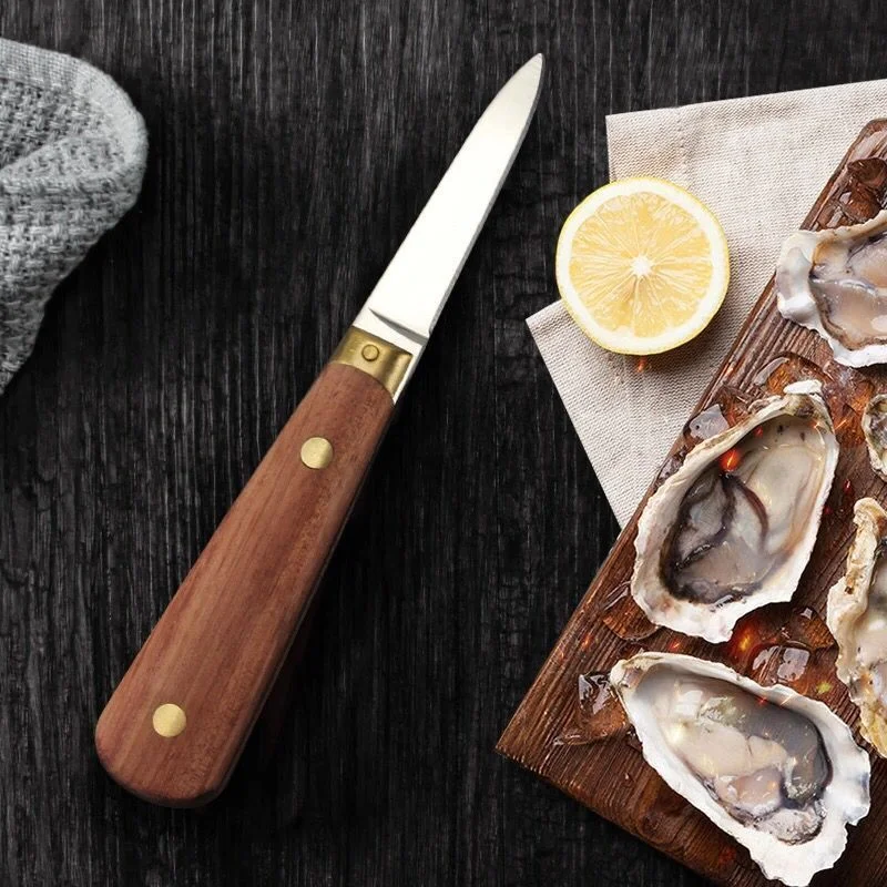 High classic professional oyster shucker opener stainless steel oyster knife for seafood shell open