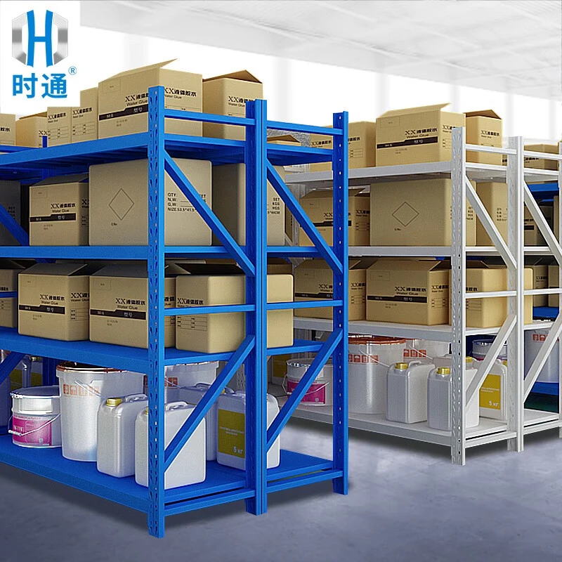 Supermarket warehouse heavy duty steel shelf storage rack, adjustable steel storage rack,industrial metal storage shelves