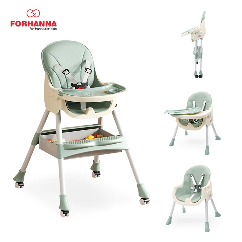 Plastic Kids High Chair Household Customizable High Quality Baby Dining Chair Feeding Chair